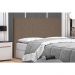 Cabeceira Casal 1,40m Tânia Suede Caramelo - Pallazio