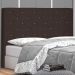Cabeceira Casal 1,40m Tânia Suede Marrom Café - Pallazio