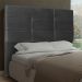 Cabeceira Casal 1,40m Tóquio Suede Cinza - Pallazio