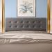 Cabeceira King 1,95m Atenas Suede Cinza - Pallazio