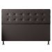 Cabeceira King 1,95m Atenas Suede Marrom - Pallazio