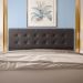 Cabeceira King 1,95m Atenas Suede Marrom - Pallazio