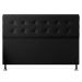 Cabeceira King 1,95m Atenas Suede Preto - Pallazio