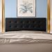 Cabeceira King 1,95m Atenas Suede Preto - Pallazio