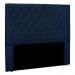 Cabeceira King 1,95m Córdoba Suede Azul Marinho - Pallazio