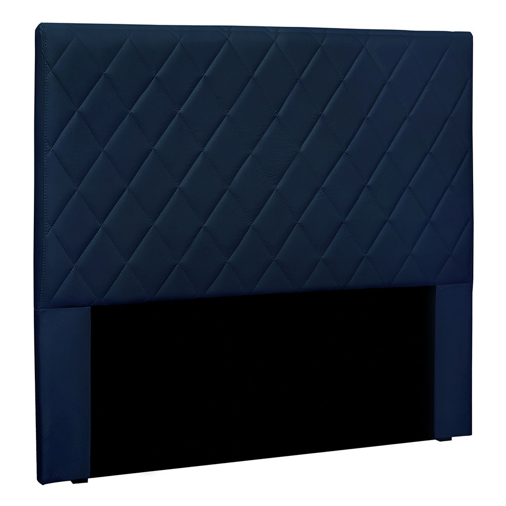 Cabeceira King 1,95m Córdoba Suede Azul Marinho - Pallazio