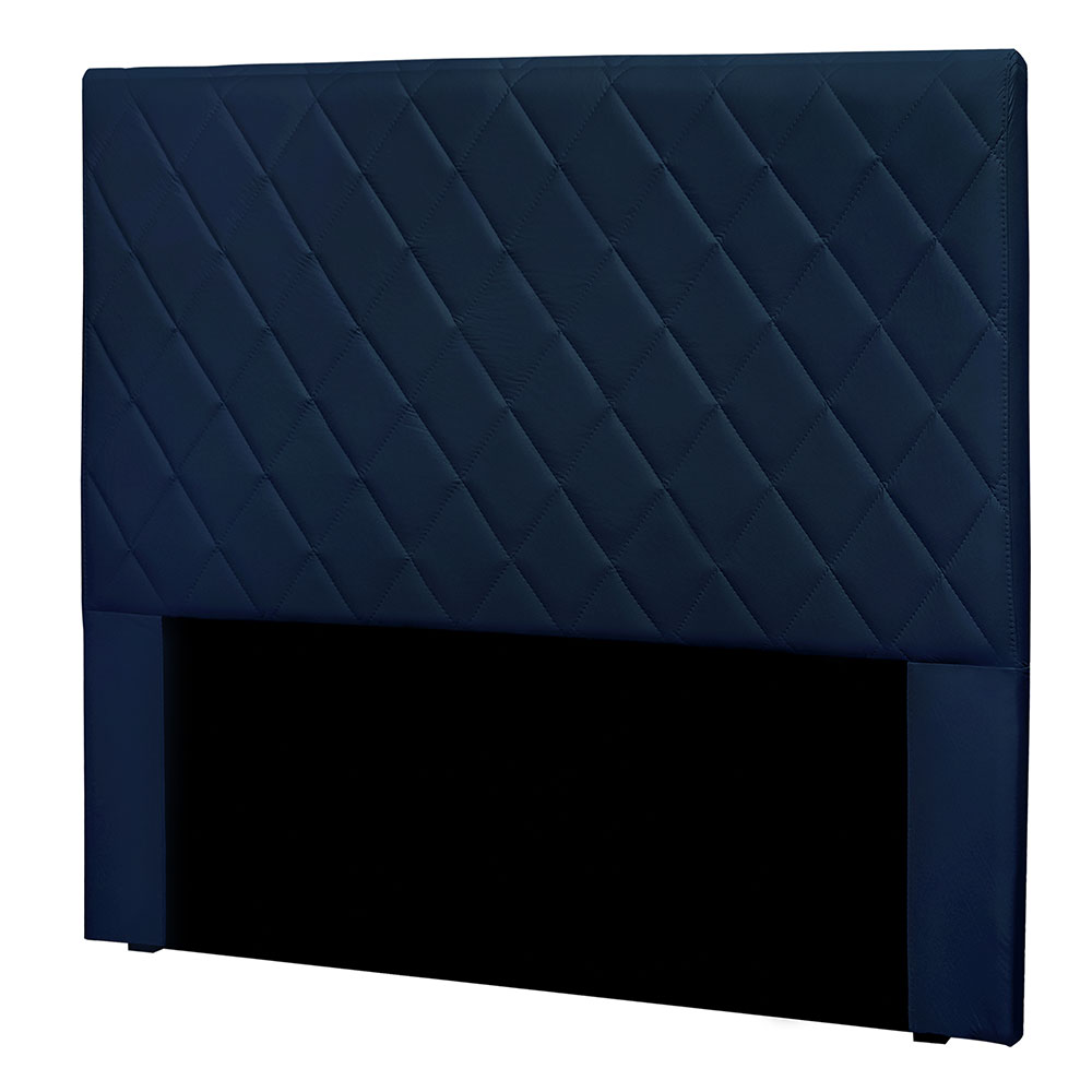 Cabeceira King 1,95m Córdoba Suede Azul Marinho - Pallazio