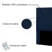 Cabeceira King 1,95m Córdoba Suede Azul Marinho - Pallazio