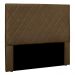 Cabeceira King 1,95m Córdoba Suede Caramelo - Pallazio