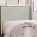 Cabeceira King 1,95m Esmeralda Veludo Cinza Prata - Pallazio