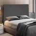 Cabeceira King 1,95m Estocolmo Suede Grafite - Pallazio