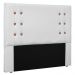 Cabeceira King 1,95m Genova Corano Branco - Pallazio