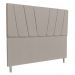 Cabeceira King 1,95m Italia Linho Cappuccino - Pallazio