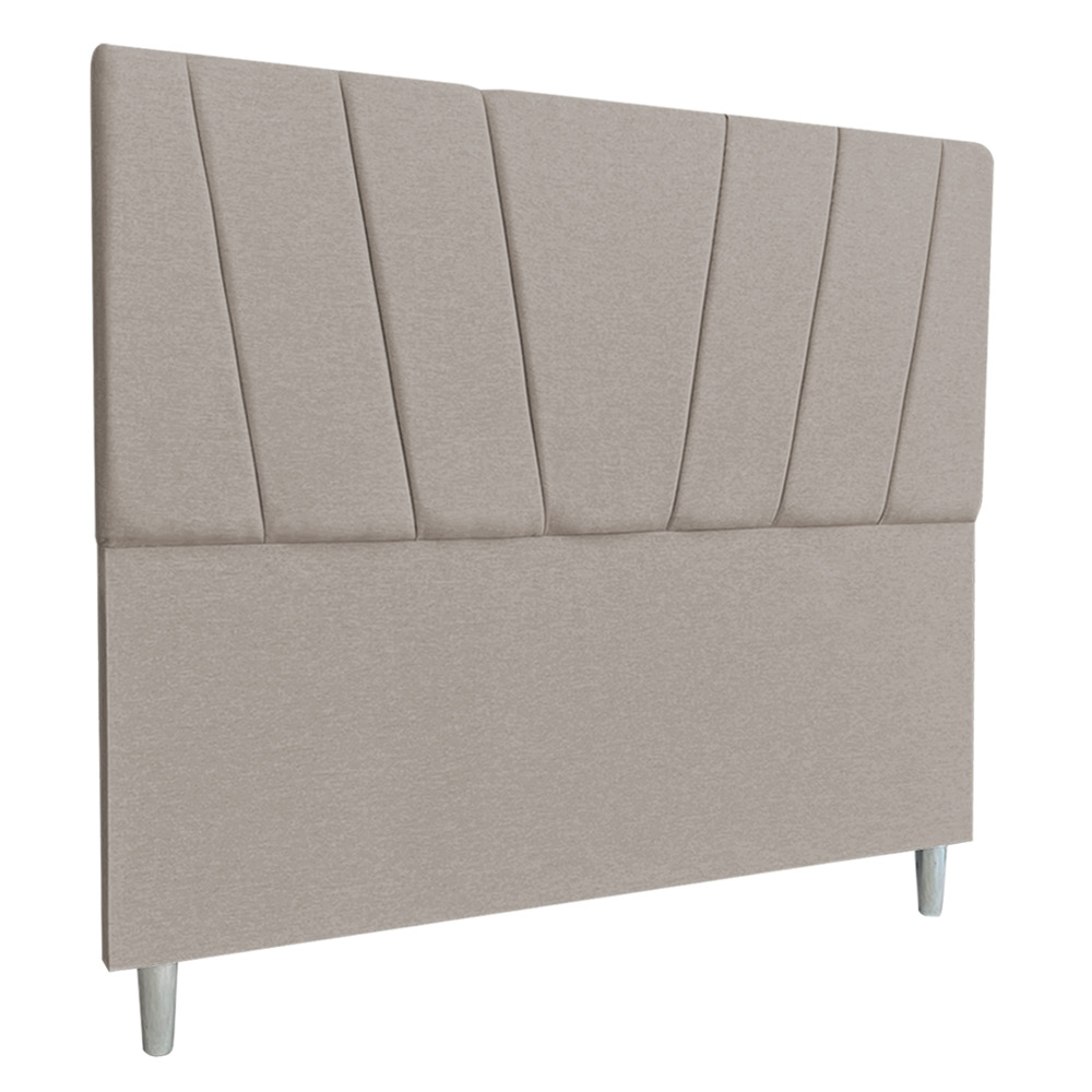 Cabeceira King 1,95m Italia Linho Cappuccino - Pallazio