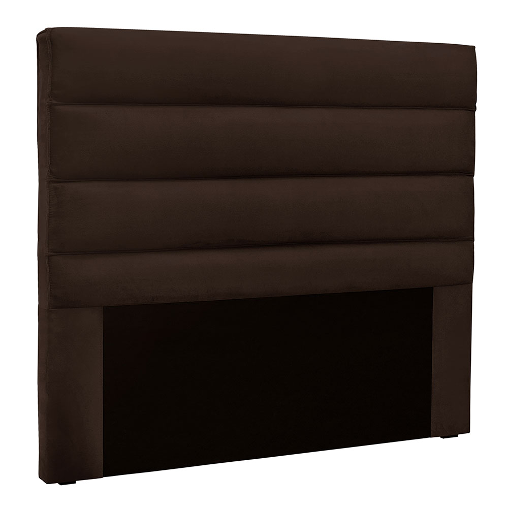 Cabeceira King 1,95m Las Palmas Suede Marrom - Pallazio