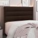 Cabeceira King 1,95m Las Palmas Suede Marrom - Pallazio