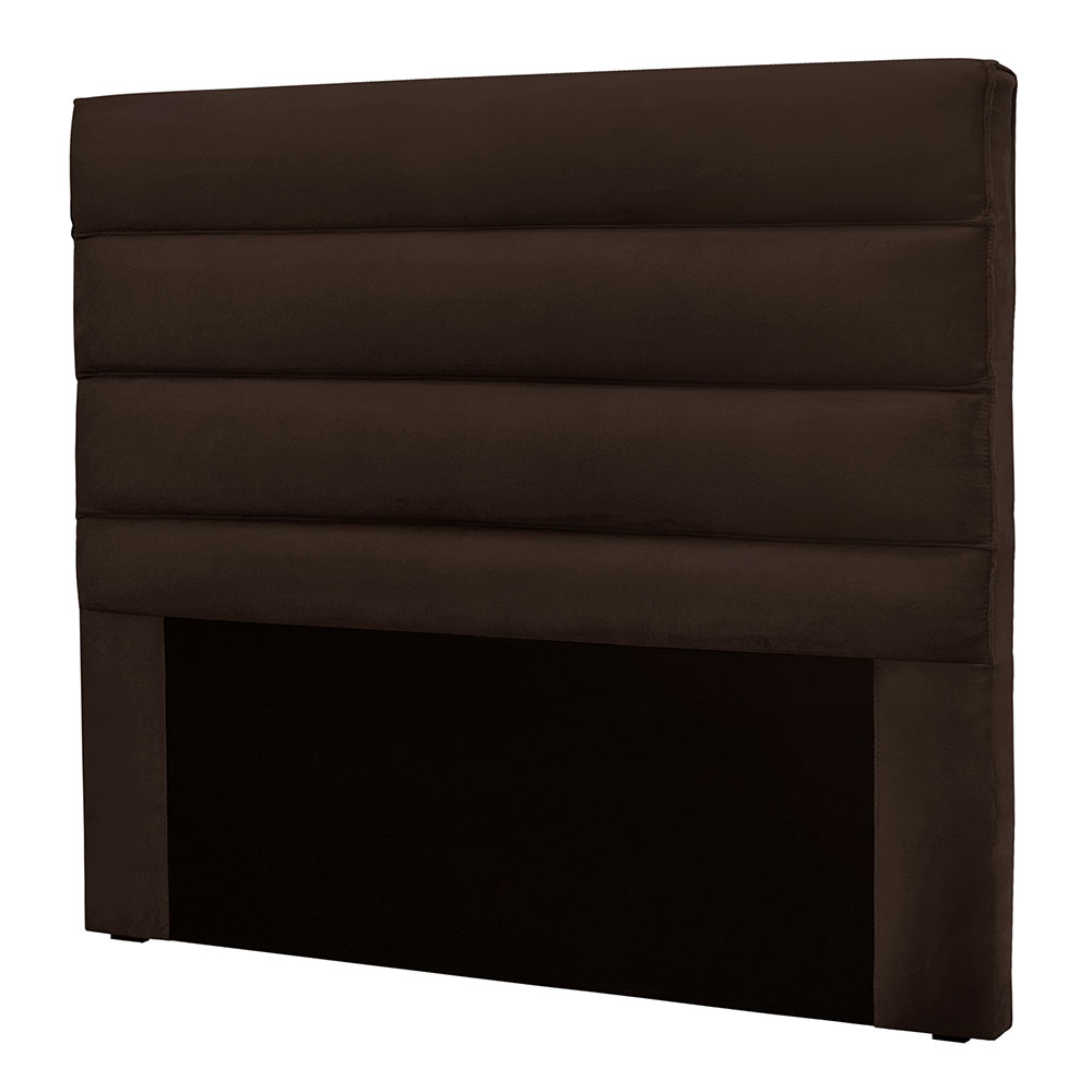 Cabeceira King 1,95m Las Palmas Suede Marrom - Pallazio