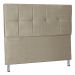 Cabeceira King 1,95m Lisboa Suede Bege - Pallazio
