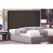Cabeceira King 1,95m Ravenna Suede Marrom Café - Pallazio