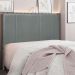 Cabeceira King 1,95m Ravenna Veludo Cinza Chumbo - Pallazio