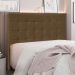 Cabeceira King 1,95m Santiago Suede Caramelo - Pallazio