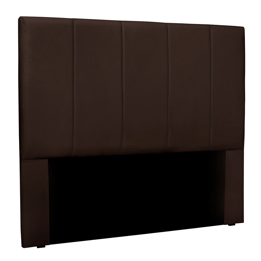 Cabeceira King 1,95m Sevilha Suede Marrom - Pallazio