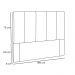 Cabeceira King 1,95m Sevilha Suede Marrom - Pallazio