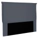 Cabeceira King 1,95m Veneza Suede Cinza - Pallazio