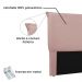 Cabeceira King 1,95m Veneza Veludo Rosa - Pallazio