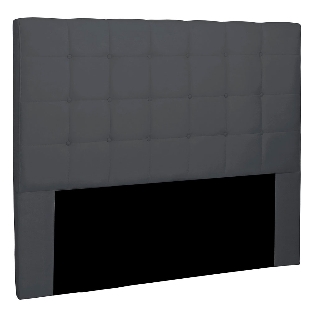 Cabeceira King 1,95m Verona Suede Cinza - Pallazio