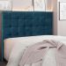 Cabeceira King 1,95m Verona Veludo Azul Marinho - Pallazio