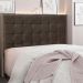 Cabeceira King 1,95m Verona Veludo Marrom - Pallazio