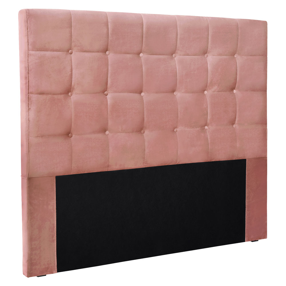 Cabeceira King 1,95m Verona Veludo Rosa - Pallazio