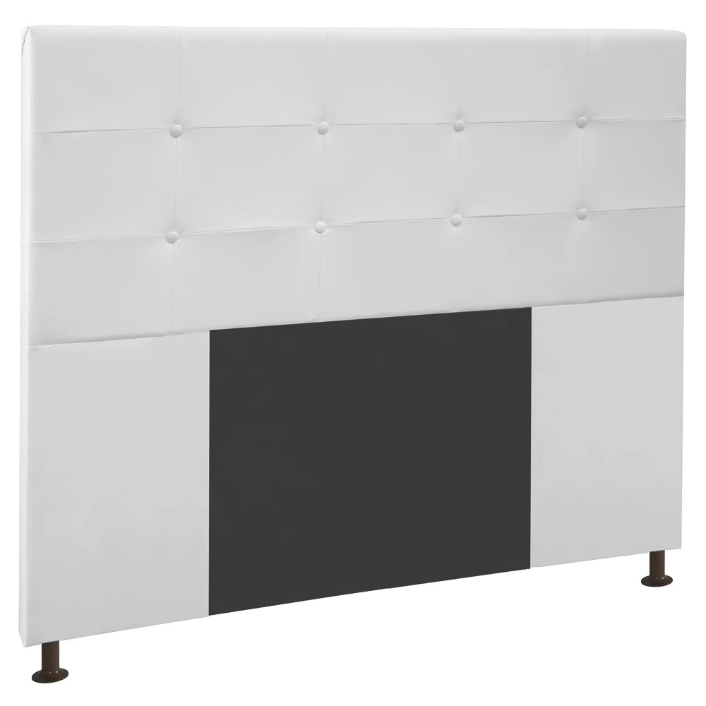Cabeceira King 1,95m Zurique Corano Branco - Pallazio