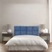 Cabeceira Modulada Casal 1,40m Lorena Suede Azul Marinho - Pallazio