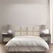 Cabeceira Modulada Solteiro 0,90m Lorena Suede Bege - Pallazio