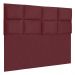Cabeceira Modulada Solteiro 0,90m Lorena Suede Marsala - Pallazio