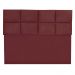 Cabeceira Modulada Solteiro 0,90m Lorena Suede Marsala - Pallazio