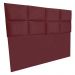 Cabeceira Modulada Solteiro 0,90m Lorena Suede Marsala - Pallazio