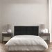 Cabeceira Modulada Solteiro 0,90m Lorena Suede Preto - Pallazio