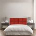Cabeceira Modulada Solteiro 0,90m Lorena Suede Vermelho - Pallazio