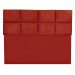 Cabeceira Modulada Solteiro 0,90m Lorena Suede Vermelho - Pallazio