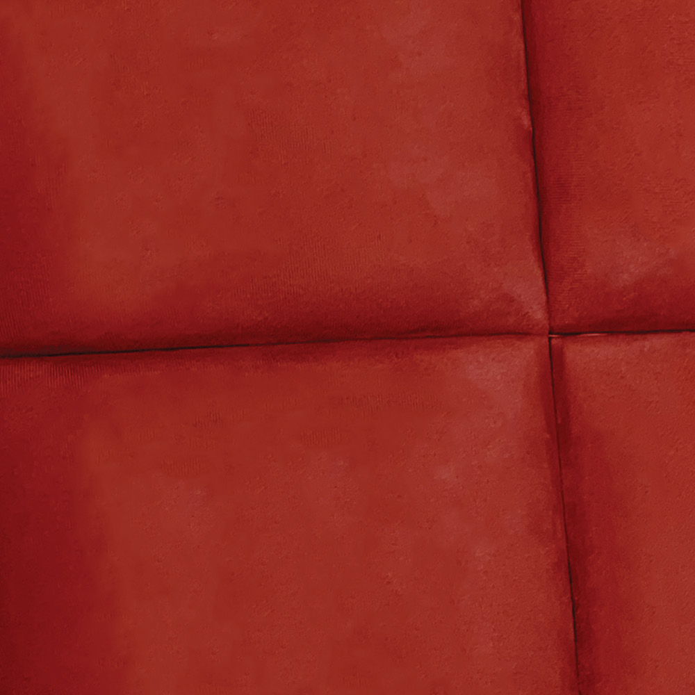 Cabeceira Modulada Solteiro 0,90m Lorena Suede Vermelho - Pallazio