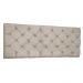 Cabeceira Painel Capitonê Casal 1,40m Jade Suede Bege - Pallazio