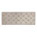 Cabeceira Painel Capitonê Casal 1,40m Jade Suede Bege - Pallazio