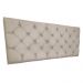 Cabeceira Painel Capitonê Casal 1,40m Jade Suede Bege - Pallazio