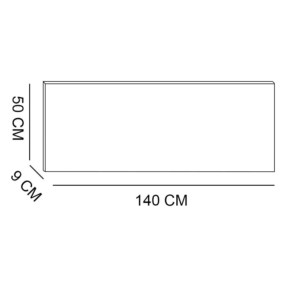 Cabeceira Painel Capitonê Casal 1,40m Jade Suede Marrom - Pallazio