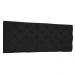 Cabeceira Painel Capitonê Casal 1,40m Jade Suede Preto - Pallazio