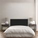 Cabeceira Painel Capitonê Casal 1,40m Jade Suede Preto - Pallazio