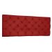 Cabeceira Painel Capitonê Casal 1,40m Jade Suede Vermelho - Pallazio